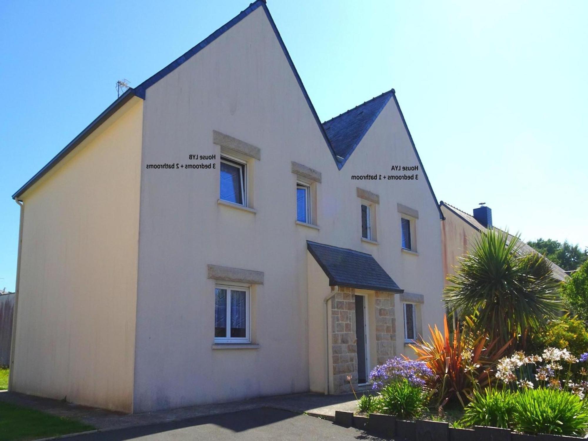 Modern Semi Detached House With Terrace Saint Quay Portrieux Villa Buitenkant foto